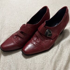 Dorking by Fluchos Red Leather Dress Shoes